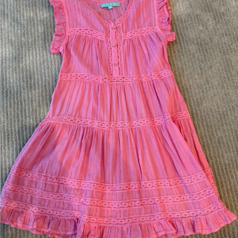 Melissa Obadash pink coverup dress size 12